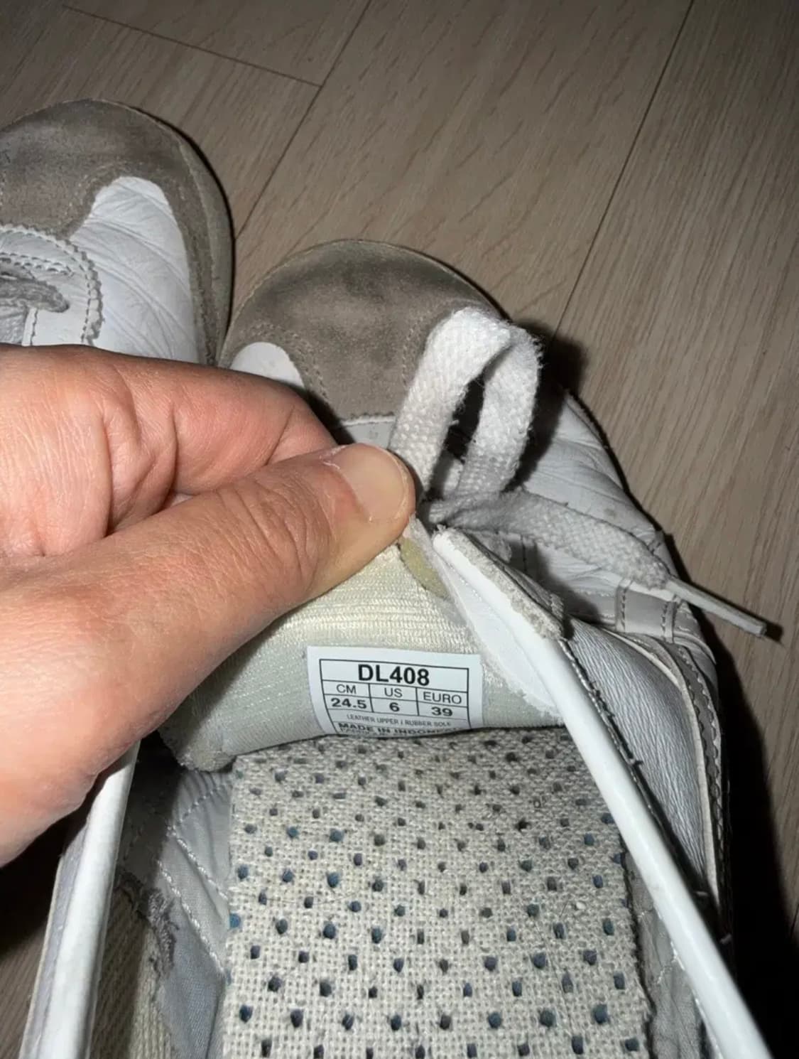 오니츠카타이거 올레더 화이트 245 상품이미지3