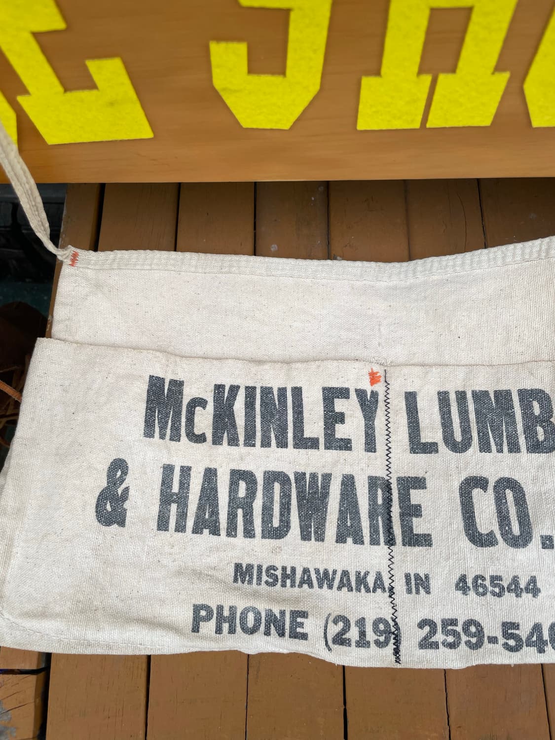 Vintage USA McKinley Lumber Apron 상품이미지8