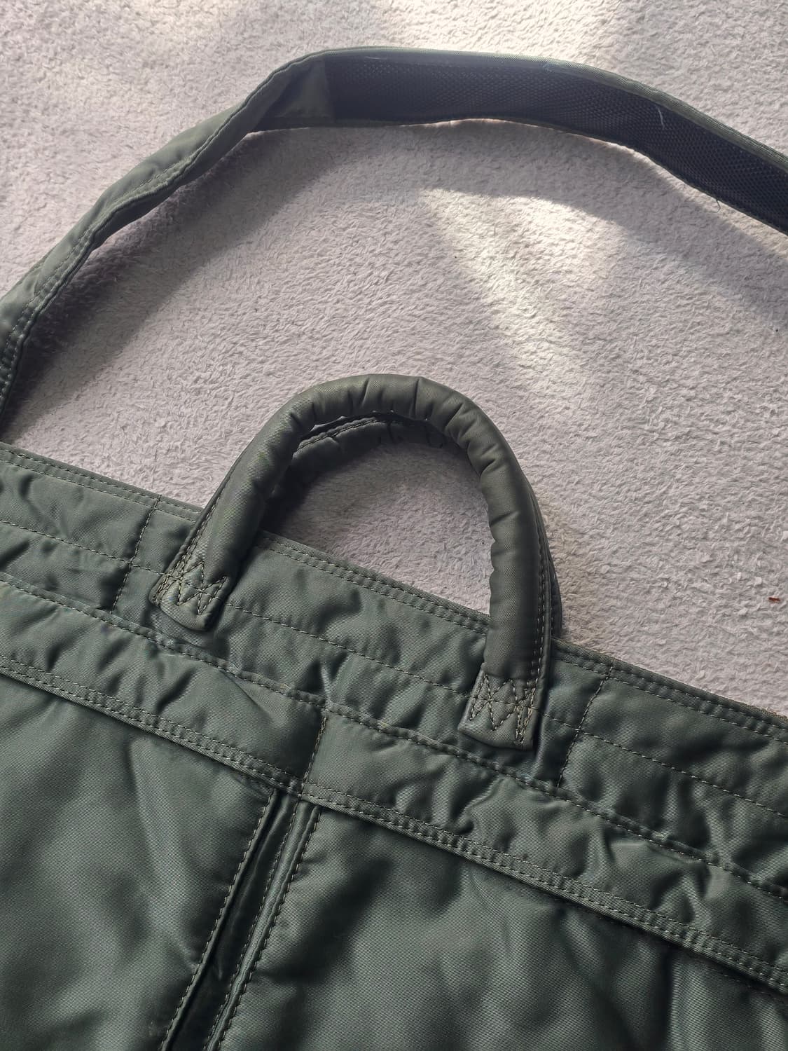 요시다포터 탱커 2way 헬맷뱃 세이지그린 상품이미지5