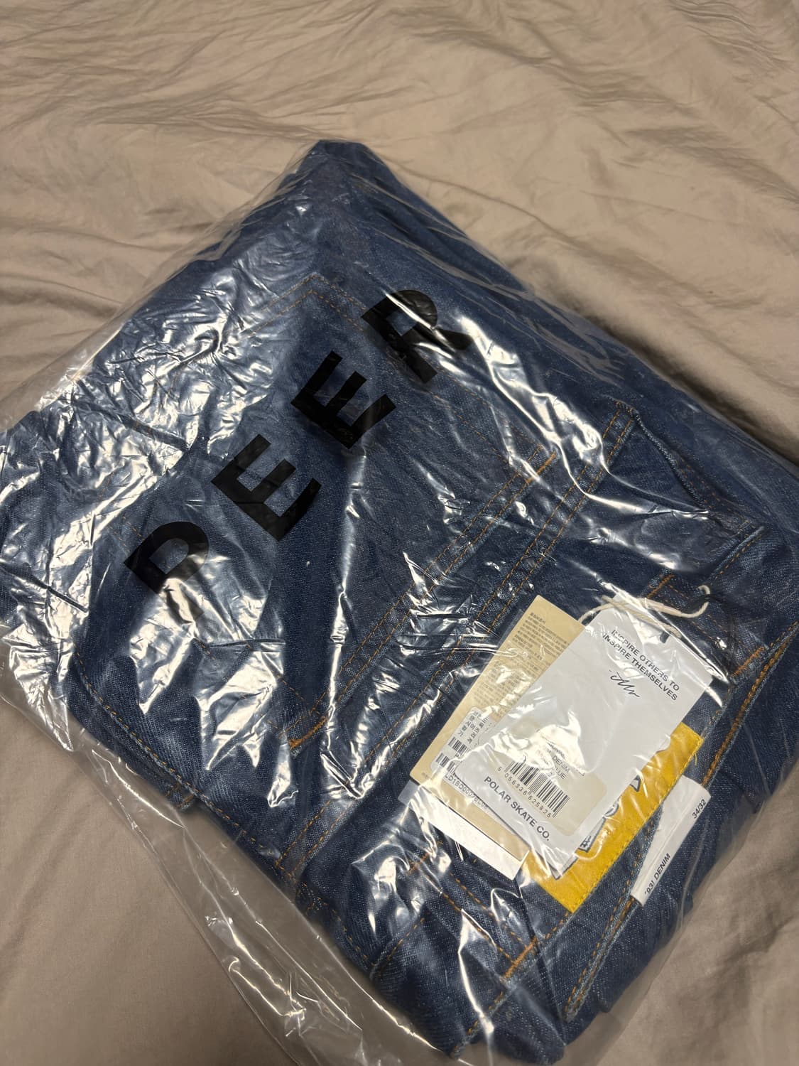 (새상품) 폴라 스케이트 93 jeans 34사이즈 상품이미지5
