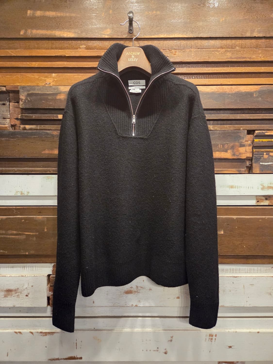 코스 짚업 니트 상품이미지4