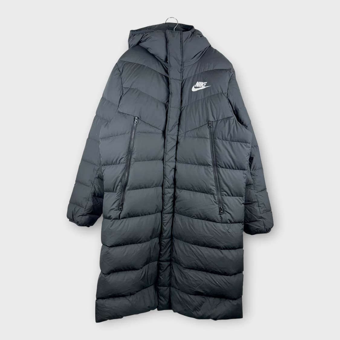 (100) 나이키 NSW 덕다운 롱 패딩 블랙 상품이미지1