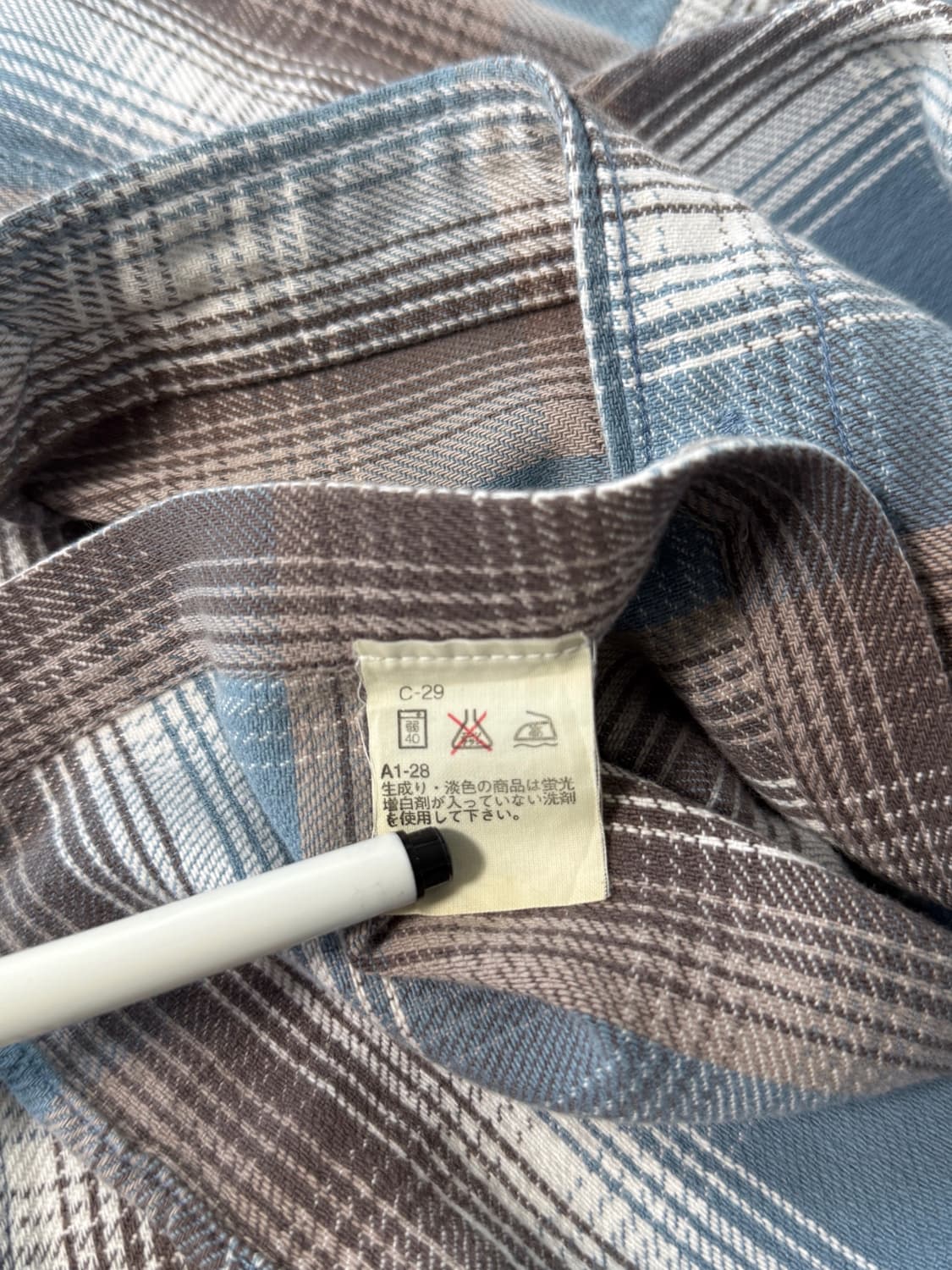 폴로스포츠 90‘s 오버사이즈 스포츠맨 울 체크셔츠 상품이미지6