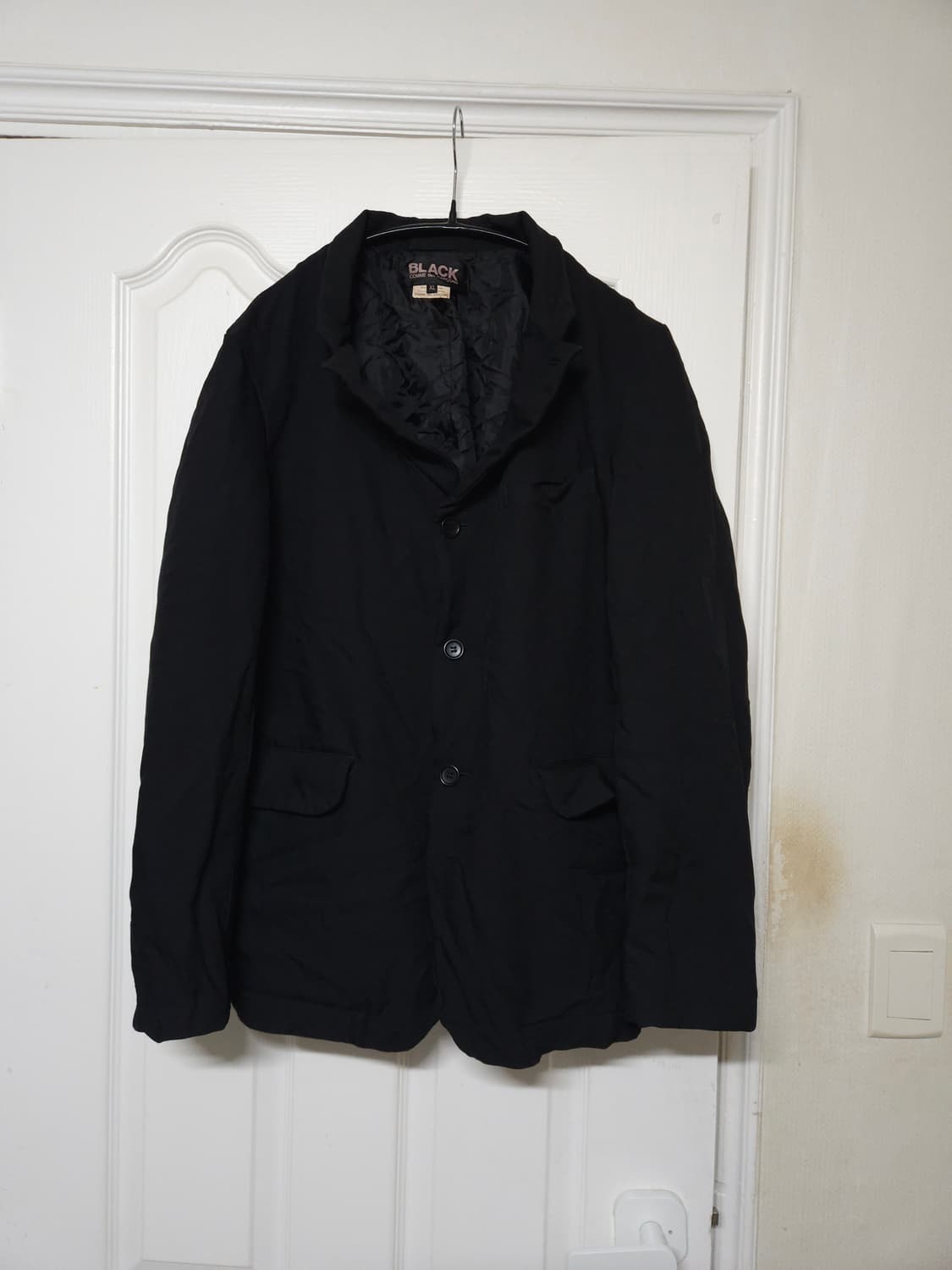 꼼데가르송 Black 축융 폴리 자켓XL 상품이미지1