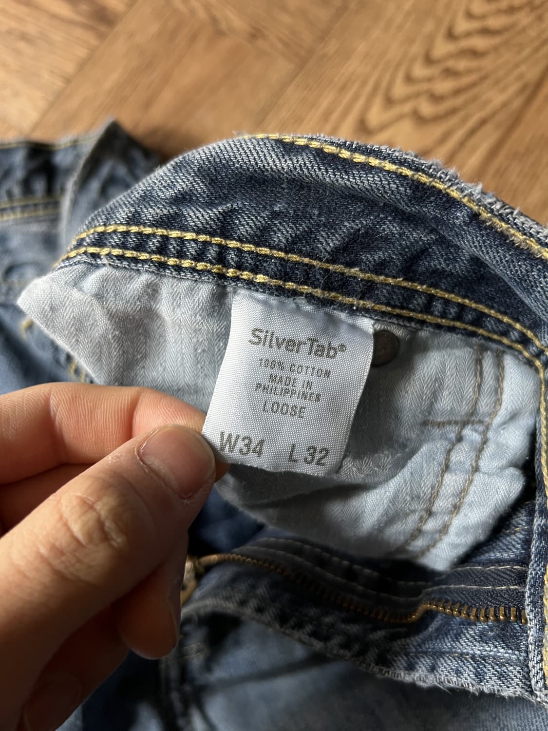 [34]00's 리바이스 실버탭 빈티지 리페어드 와이드 데님 팬츠 상품이미지9