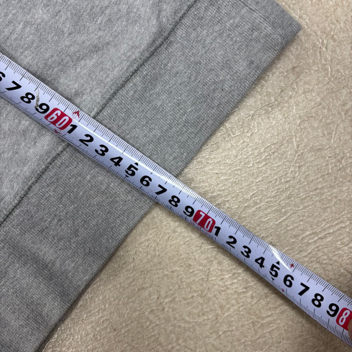 메종키츠네 폭스 빅로고 그레이 맨투맨 상품이미지4