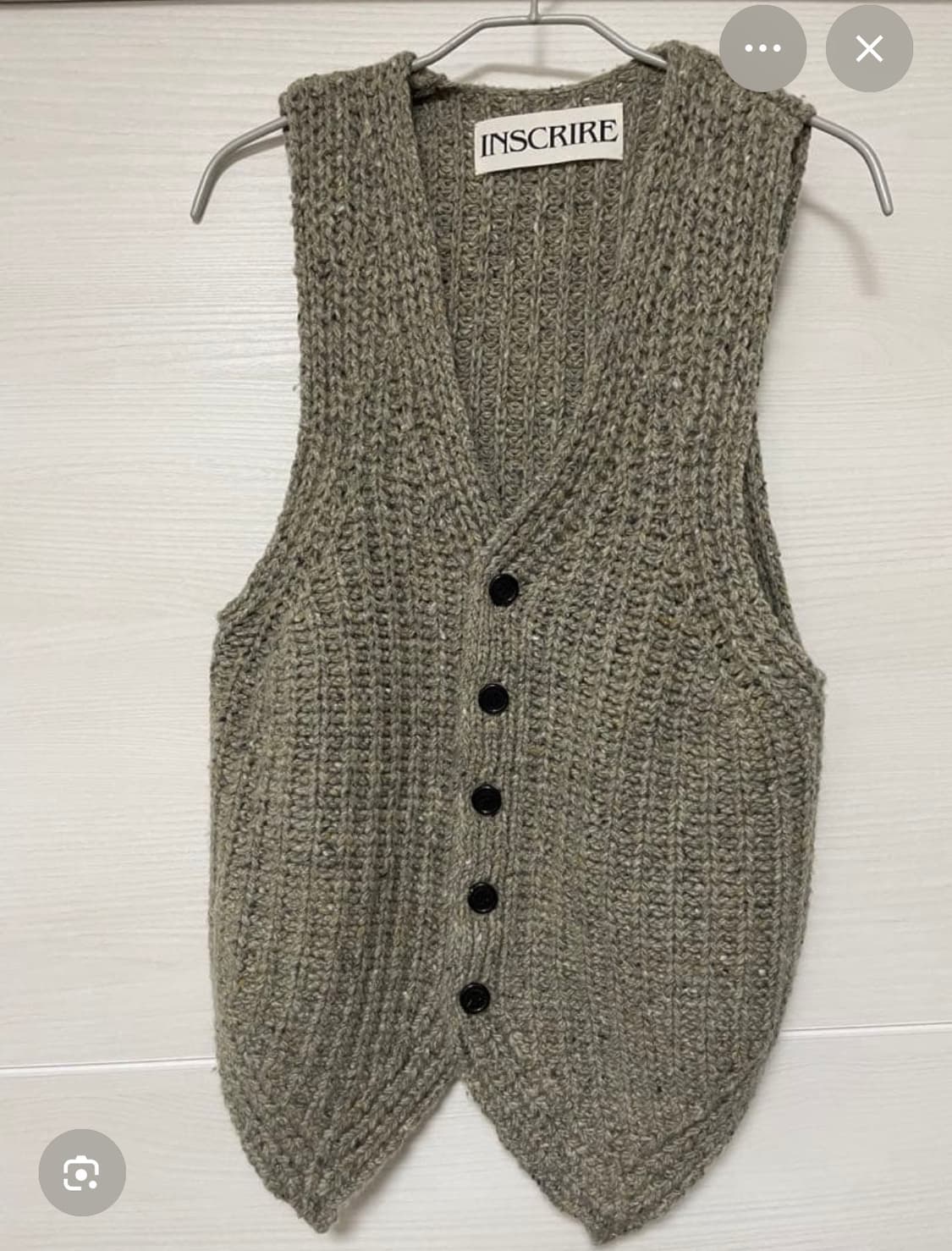 INSCRIRE 니트 베스트 조끼 상품이미지1
