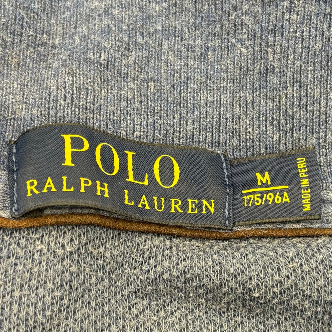 Polo Ralph Lauren 코튼 네이비 하프 집업 스웨터 상품이미지3