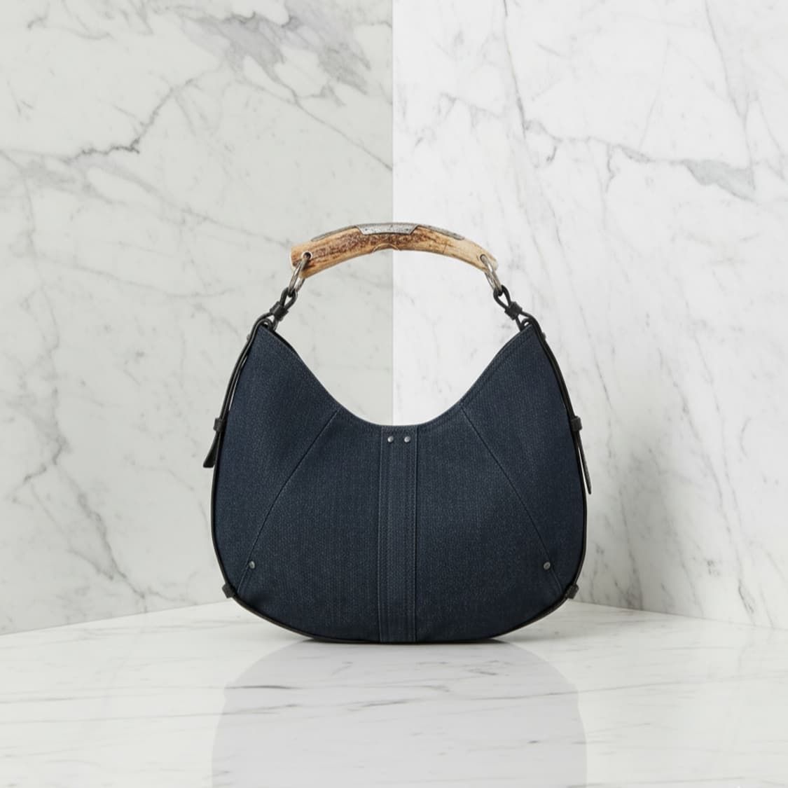 입생로랑 몸바사 데님 솔더백 상품이미지1