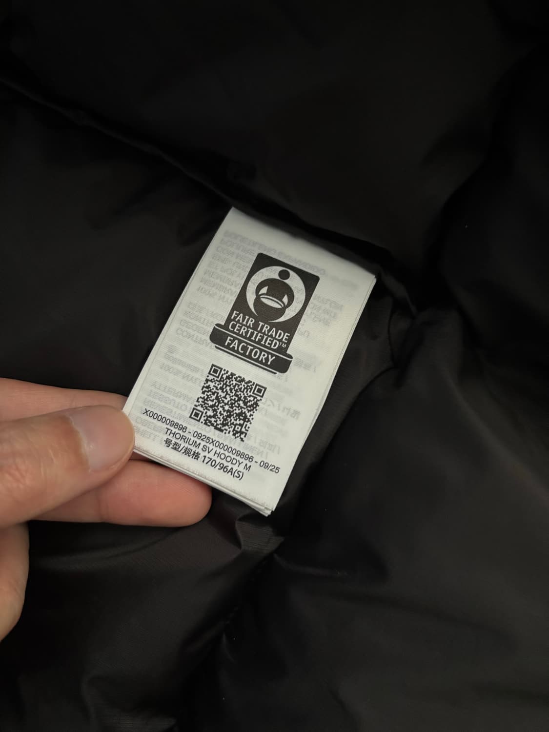 [S] 아크테릭스 25fw 토륨 SV 후디 블랙 상품이미지5