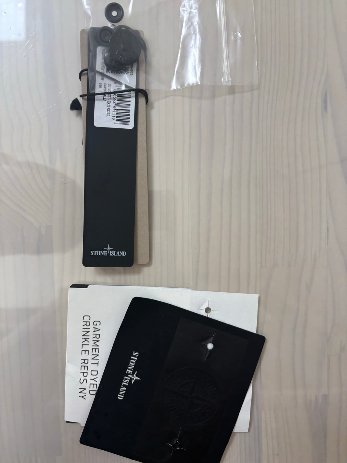 스톤 아일랜드 크링클랩스 윈드 레지스턴트 자켓 네이비 xl 상품이미지4