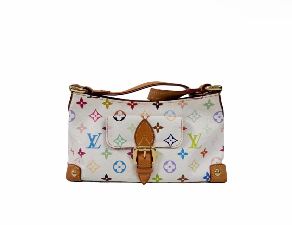 루이비통 무라카미 멀티컬러 모노그램 엘리자 숄더백 화이트 M40098 상품이미지6