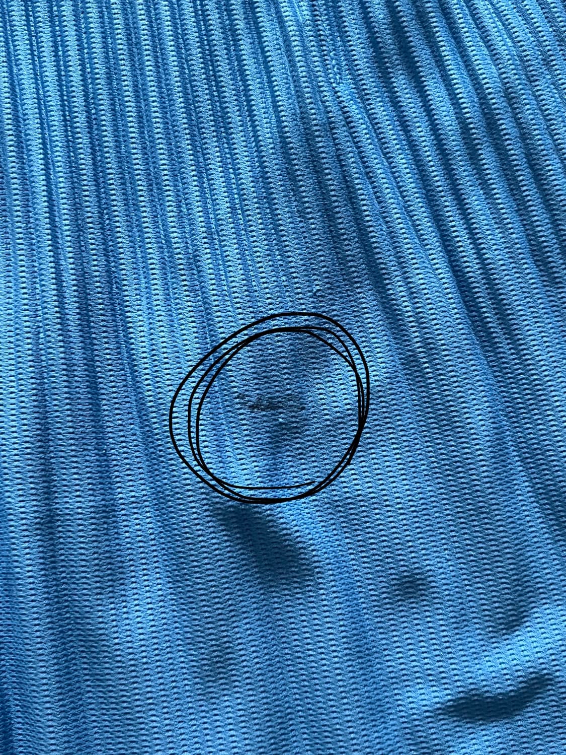 옴므플리세 크롭 팬츠 블루 3 상품이미지3