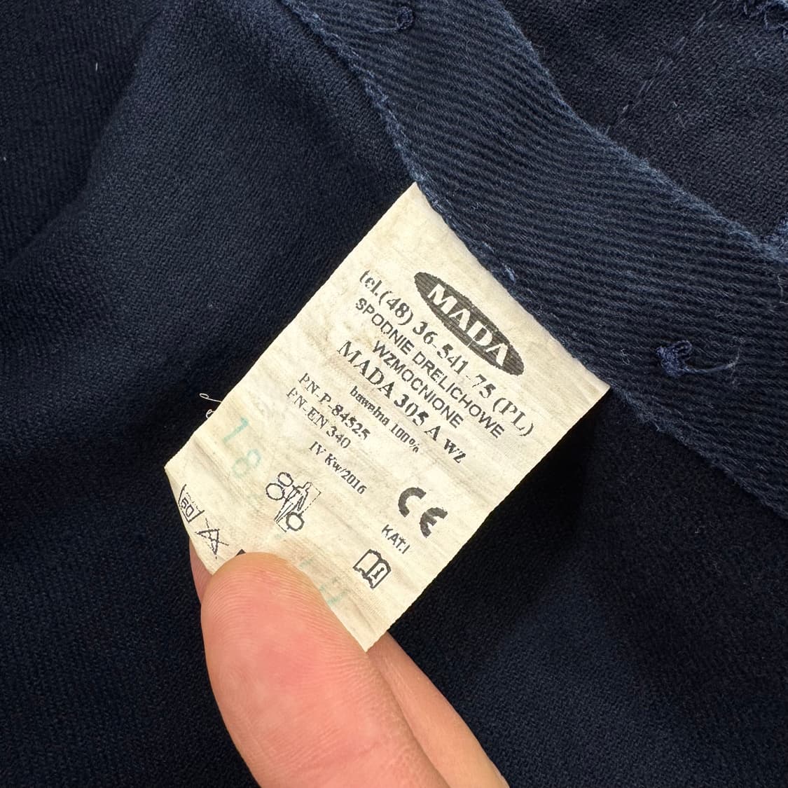 MADA 빈티지 유럽 더블니 베이커 팬츠 (36~40) 상품이미지7