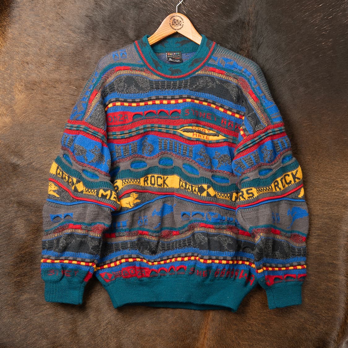 [105] 90s EMAROO by HYSPORT 3D 니트 스웨터  상품이미지1