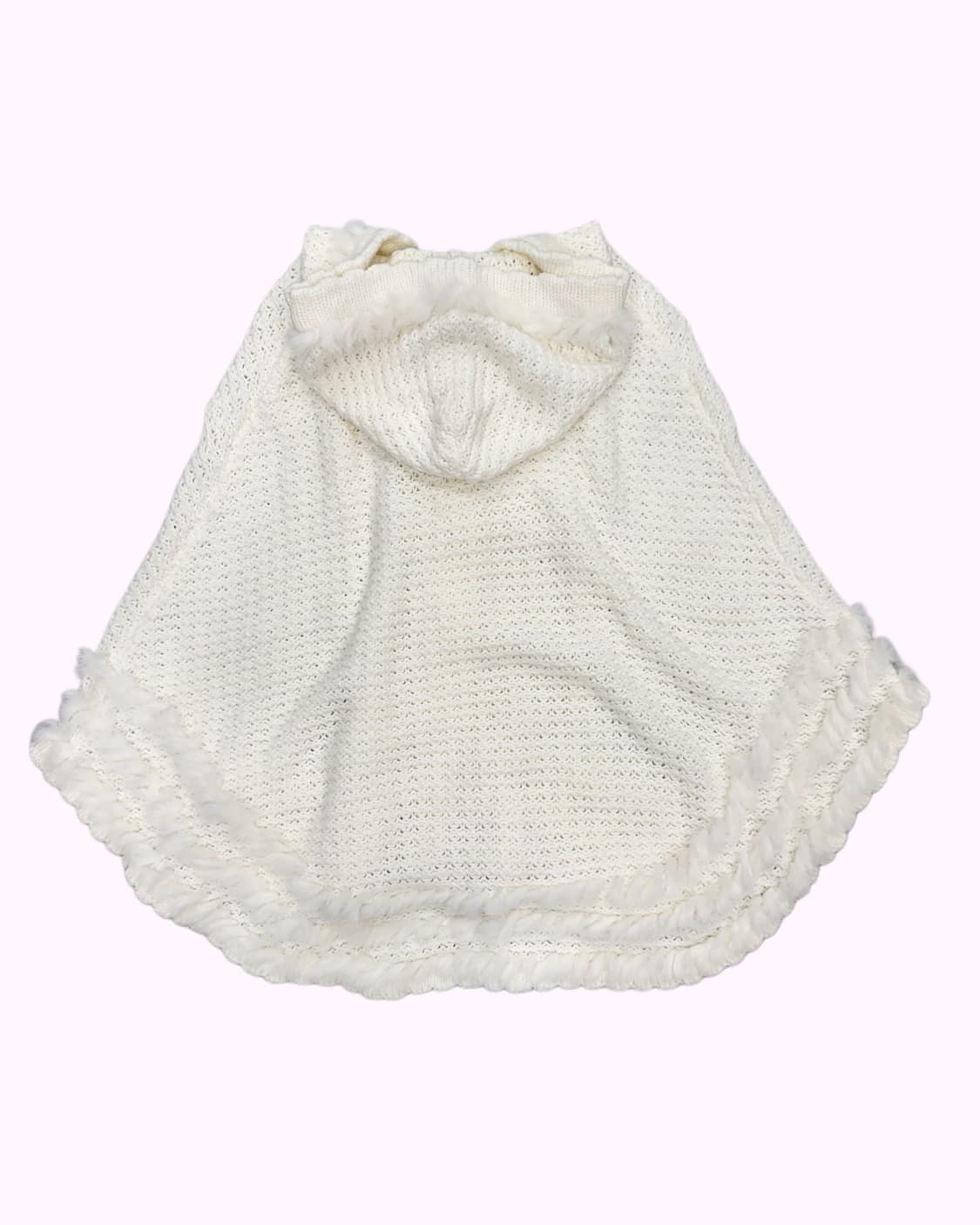 CECIL MCBEE white fur hood cape 상품이미지4