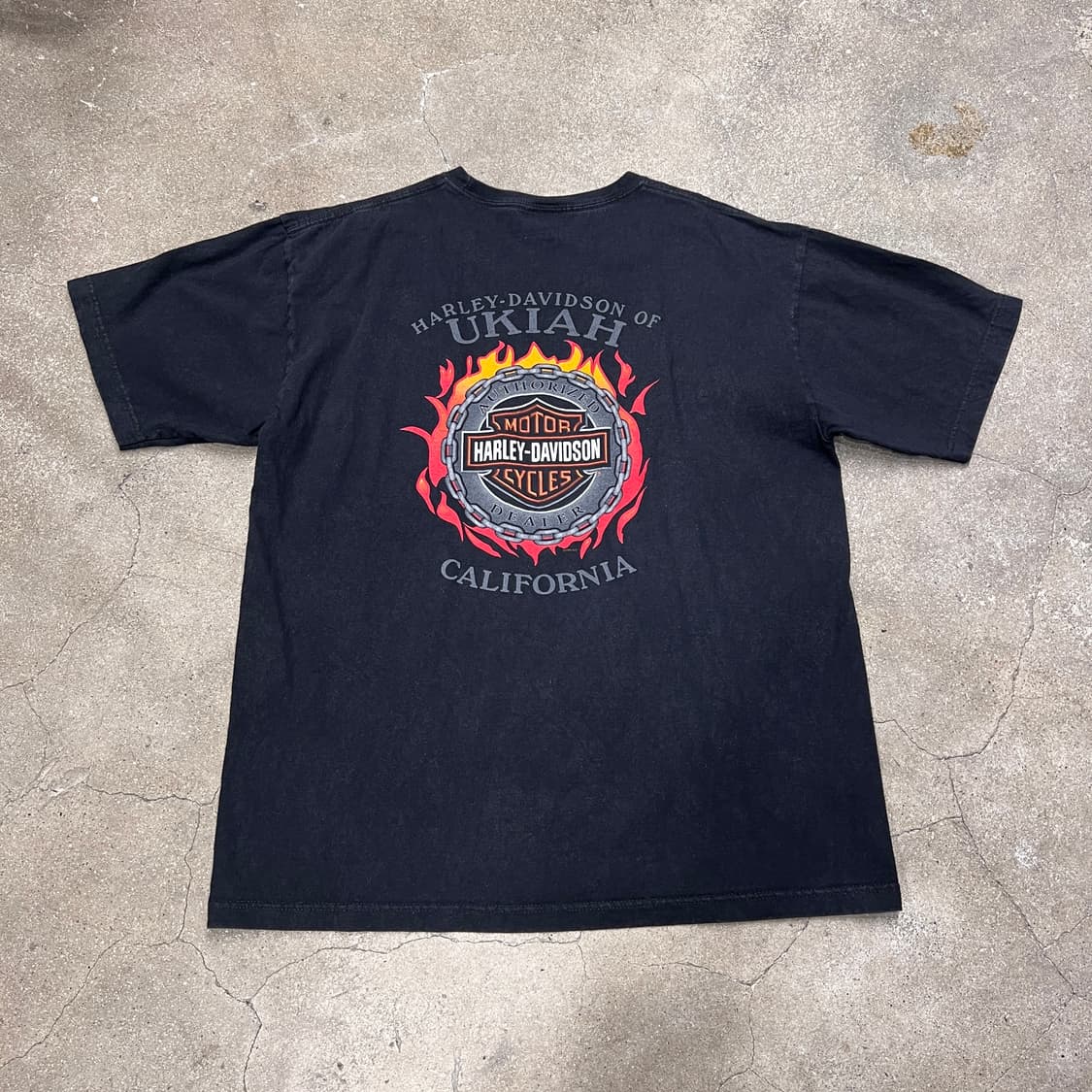 00‘s 할리데이비슨 반팔티 캘리포니아 상품이미지3