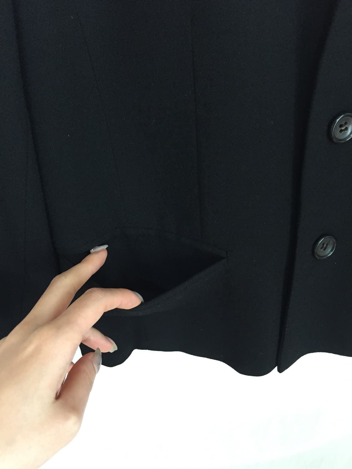 COMME des GARÇONS 블랙 울 블레이저 상품이미지3