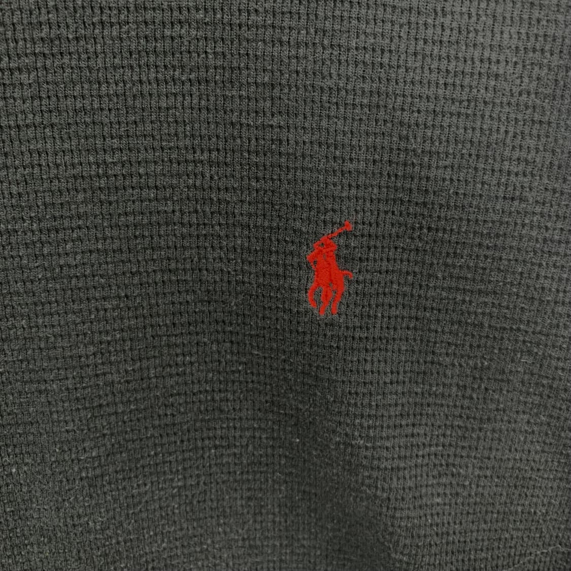 폴로 랄프로렌 신형 블랙 헨리넥 와플 니트 상품이미지3