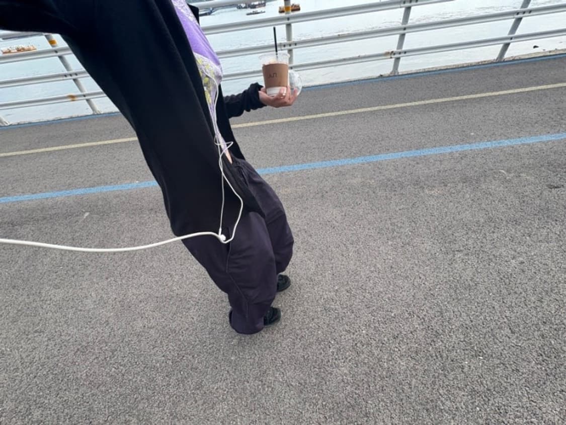 해칭룸 스노우 오버팬츠 다크퍼플 상품이미지2