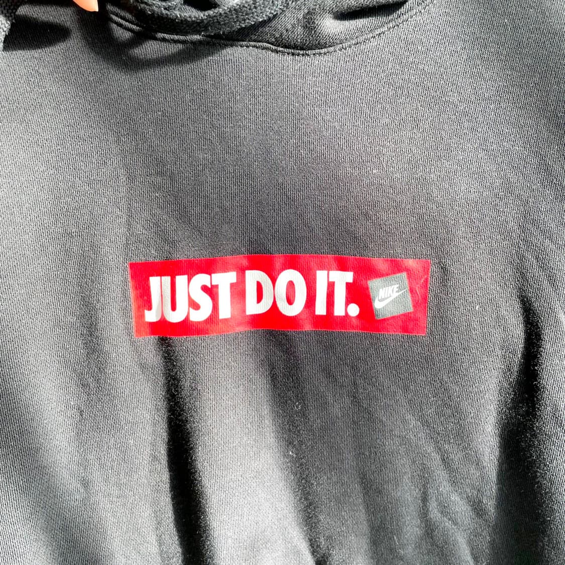 F1 나이키 저스트두잇 레드프린팅 후드티 110사이즈 상품이미지4