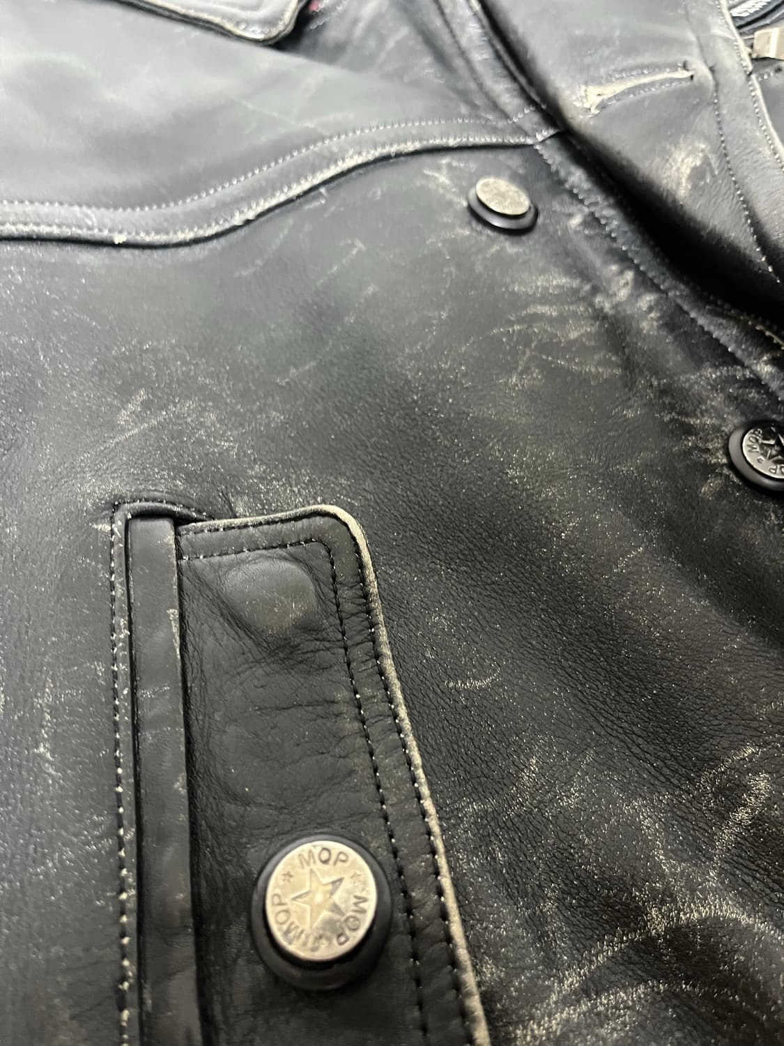 디테일 좋은 가죽자켓 상품이미지4