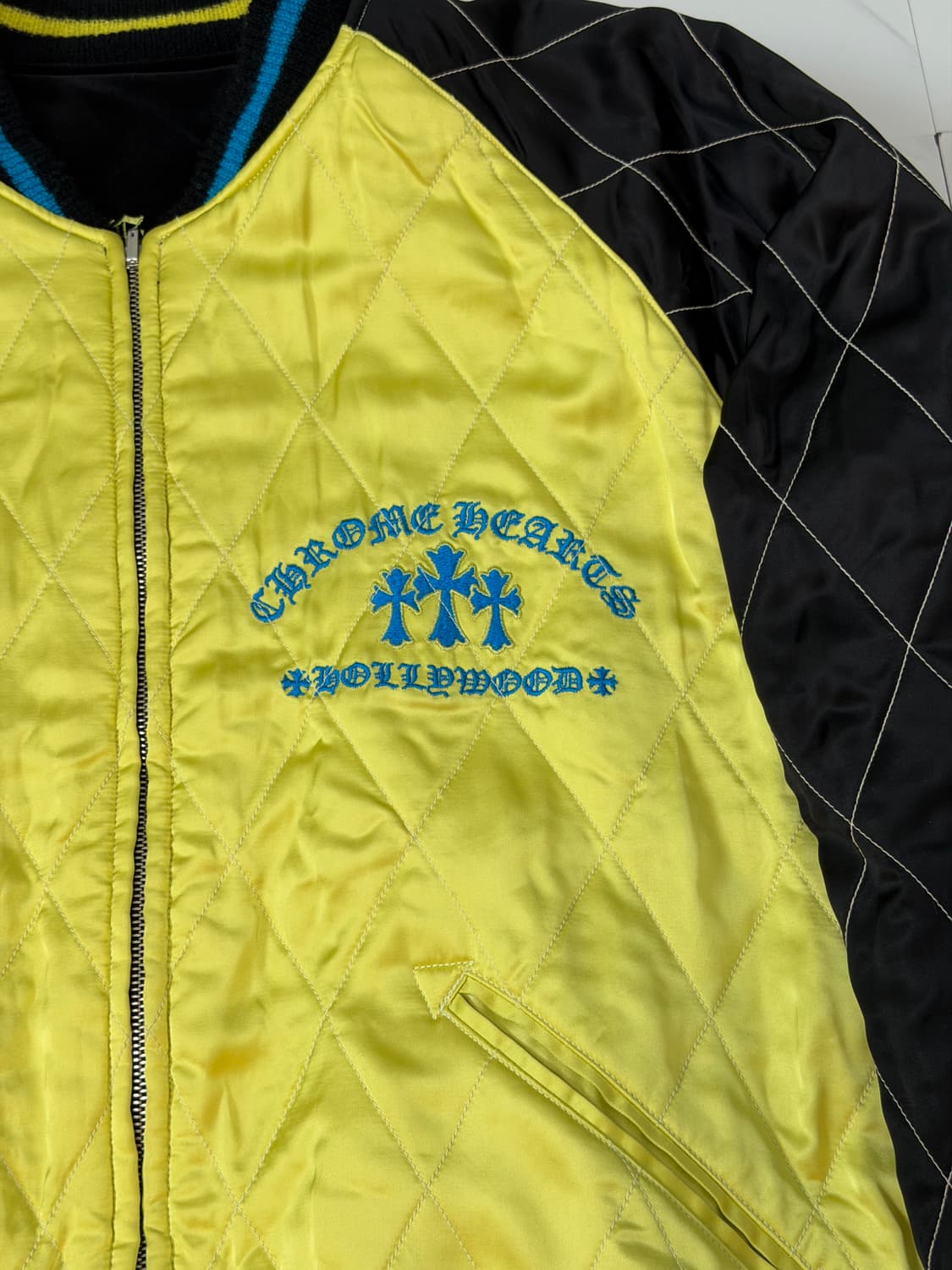 새상품 크롬하츠 매티보이 세메터리 수베니어 스카잔 리버서블 자켓 2XL 상품이미지4