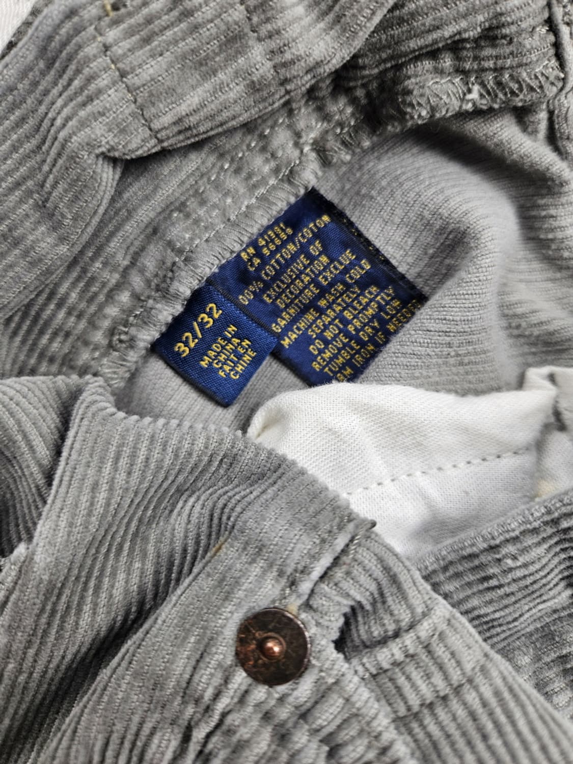 폴로랄프로렌 클래식 스포츠 코듀로이 팬츠 (32X32) / 10291  상품이미지7