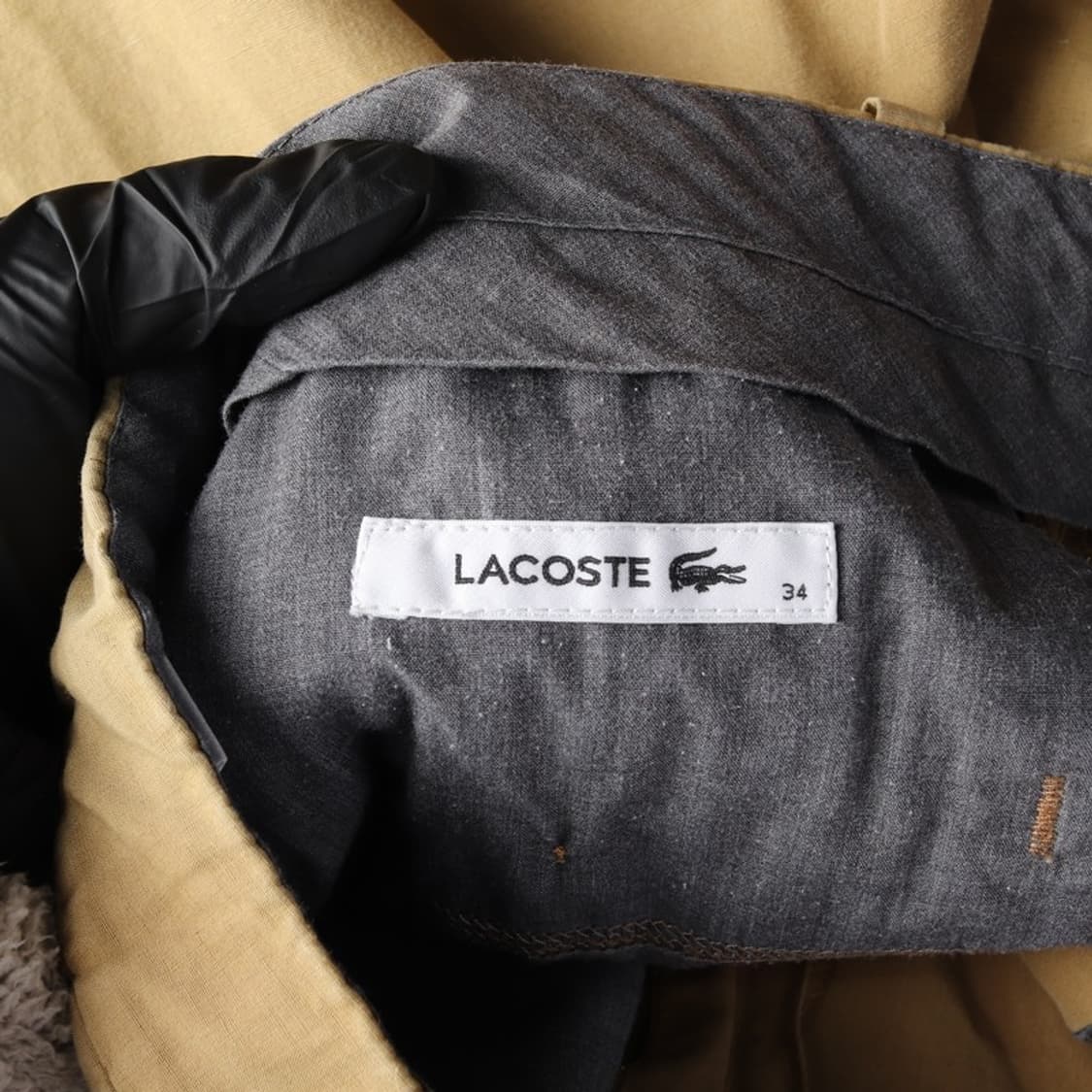 라코스테 여성 핀턱 린넨 블렌드 쇼츠 34 상품이미지5