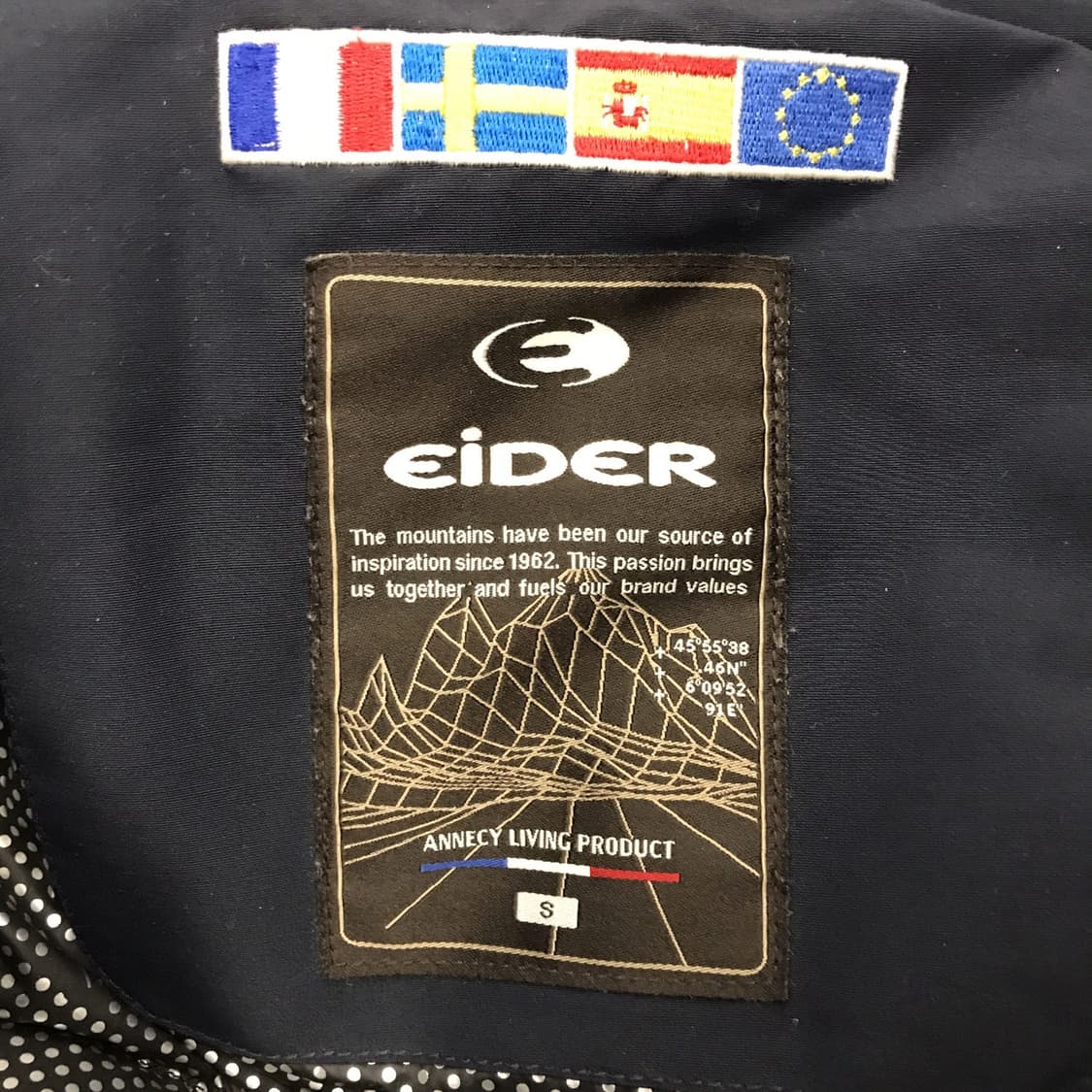 아이더 카라스3 덕다운패딩 네이비 [S] 상품이미지5