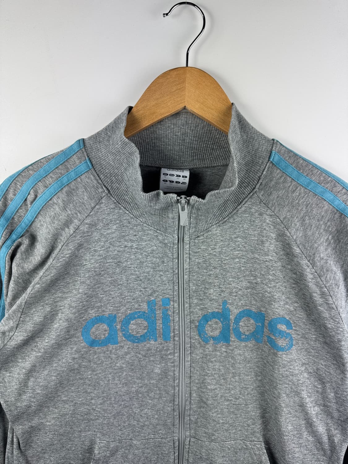 아디다스 그레이 블루 코튼 집업1703 상품이미지2