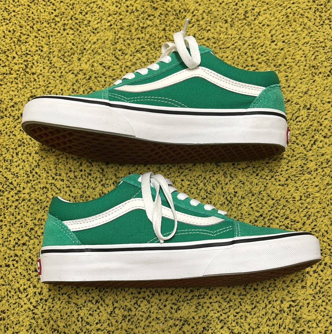 새 상품 급) 반스 올드스쿨 스니커즈 그린 230 상품이미지2