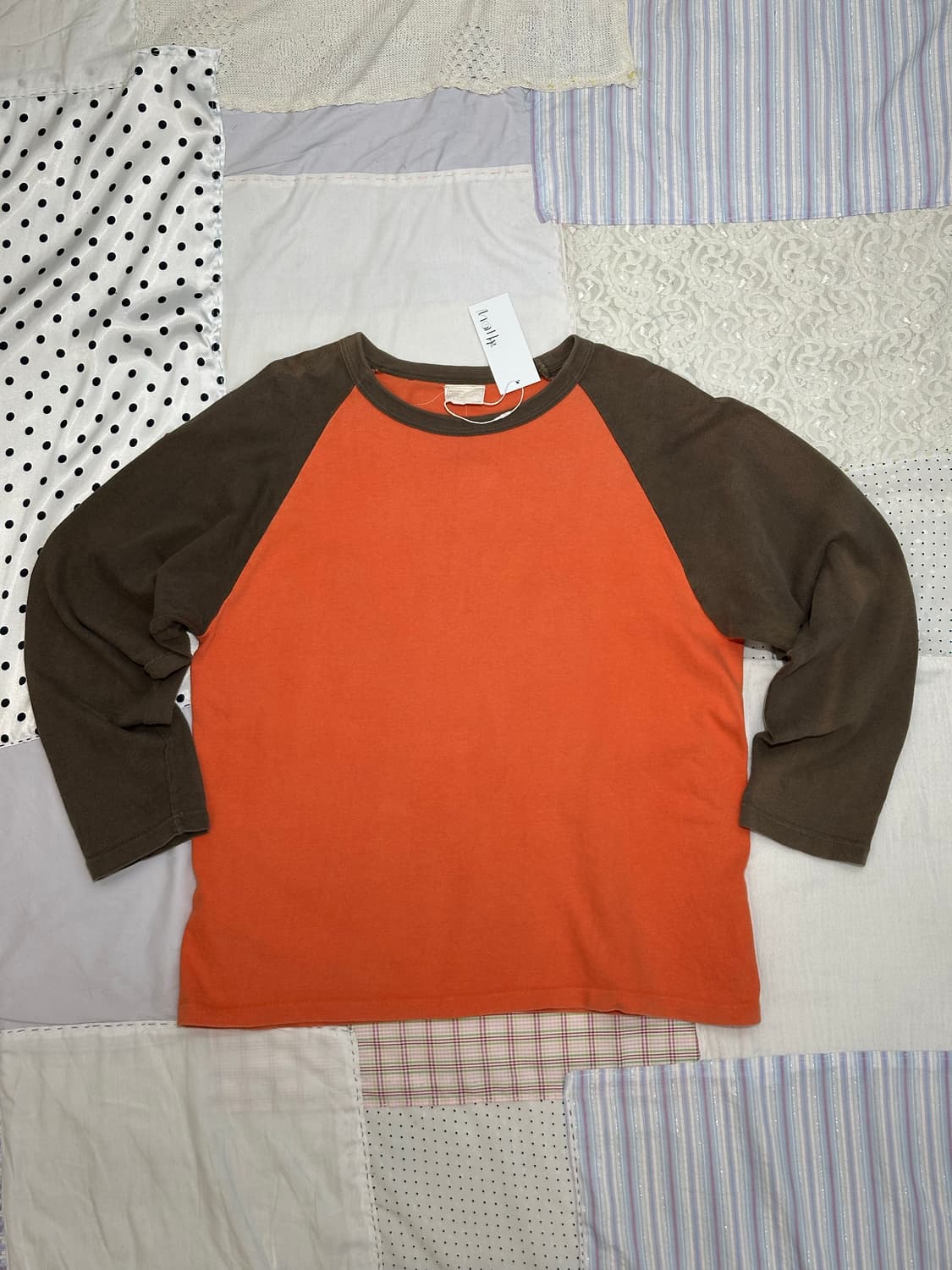 ⊹ Orange Raglan Long Sleeve Tee 상품이미지5