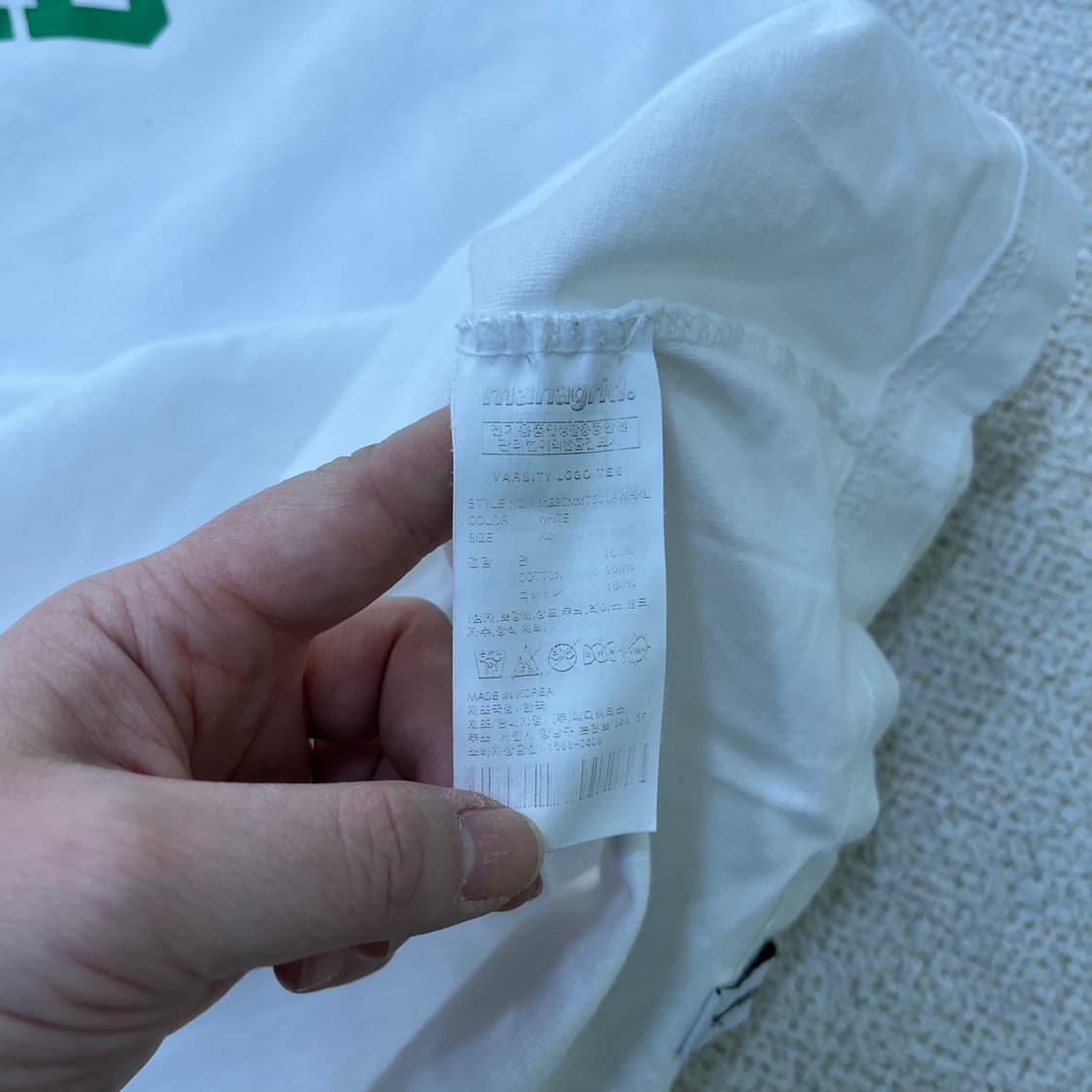 XL 마하그리드 빅로고 반팔 티셔츠 0409M 상품이미지3