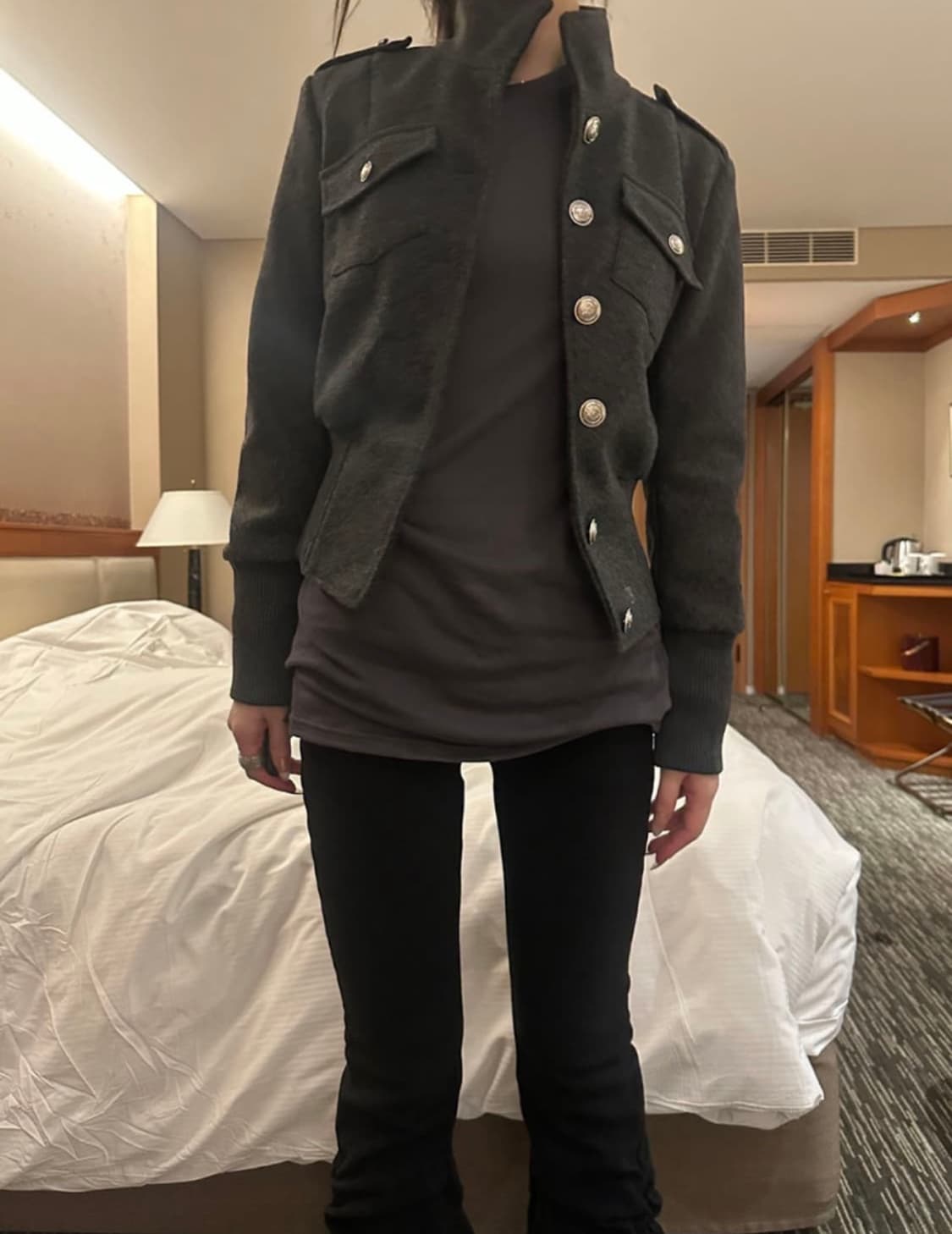 이너뮤트 블랙업 epaulet short jacket 나폴레옹 자켓  상품이미지2