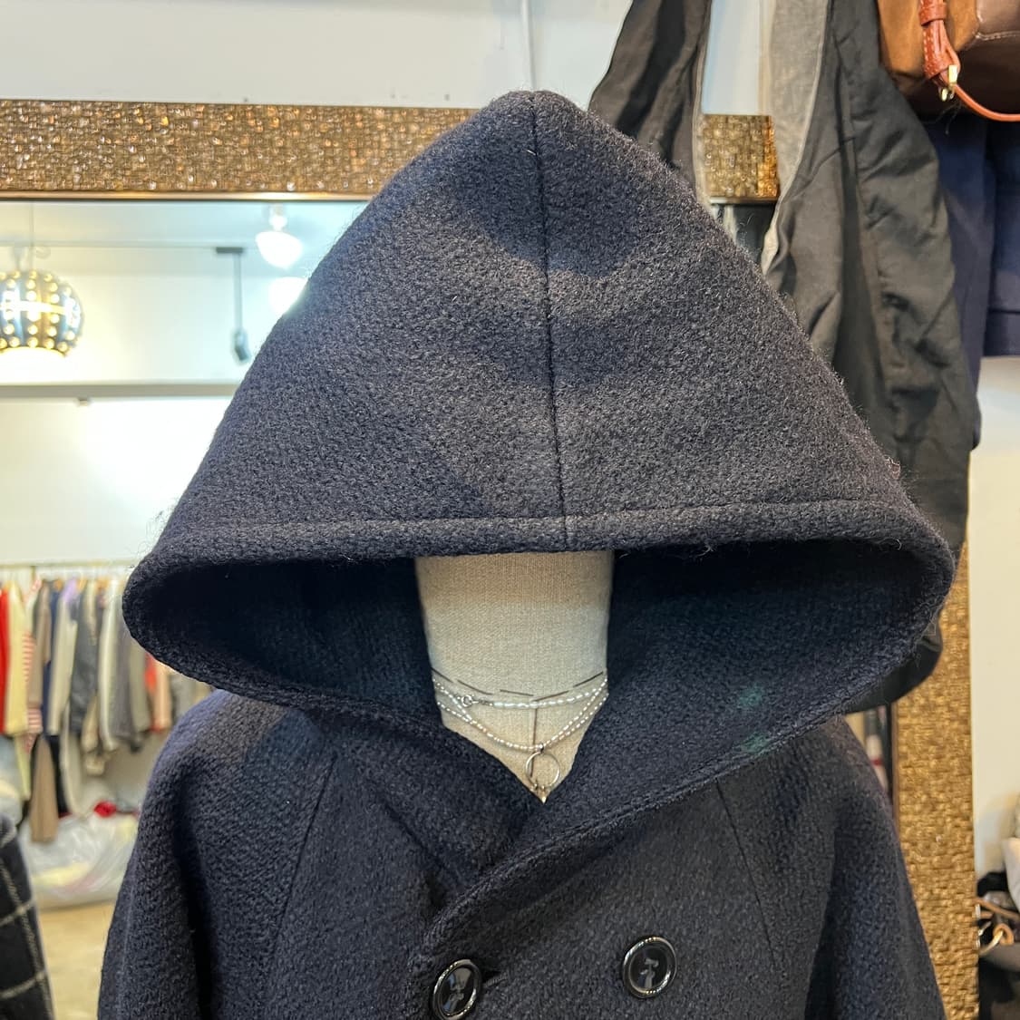 zucca 울 롱 후드 코트 상품이미지6