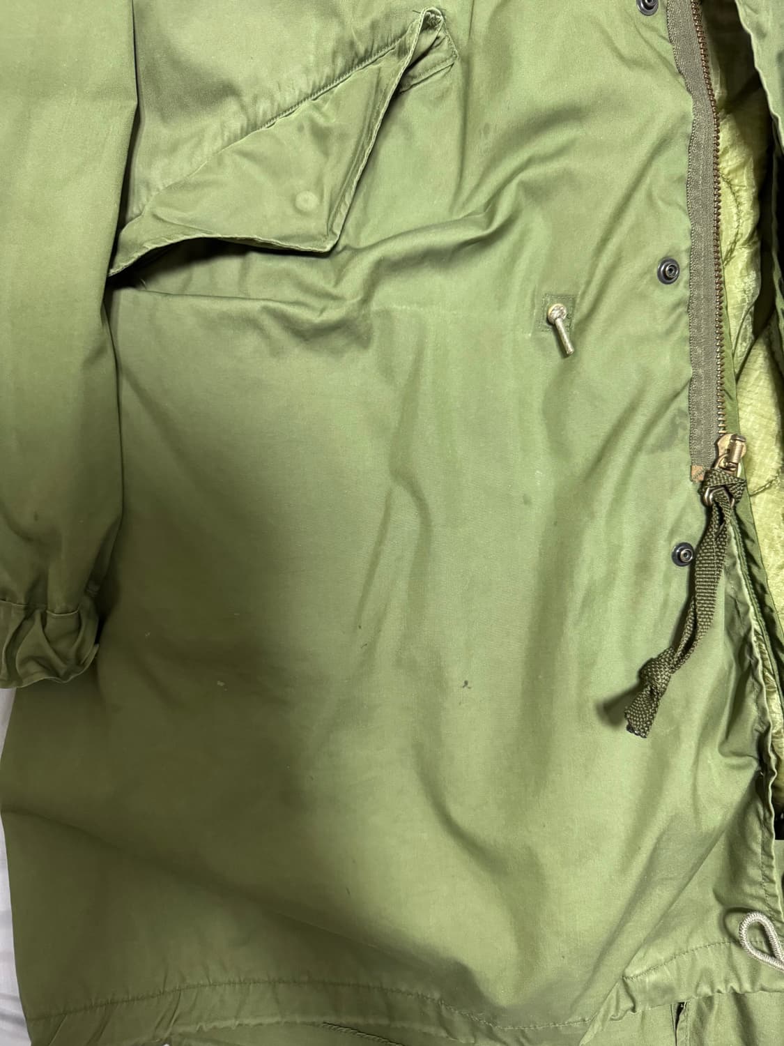 [M] M65 오리지널 피쉬테일 개파카 상품이미지7
