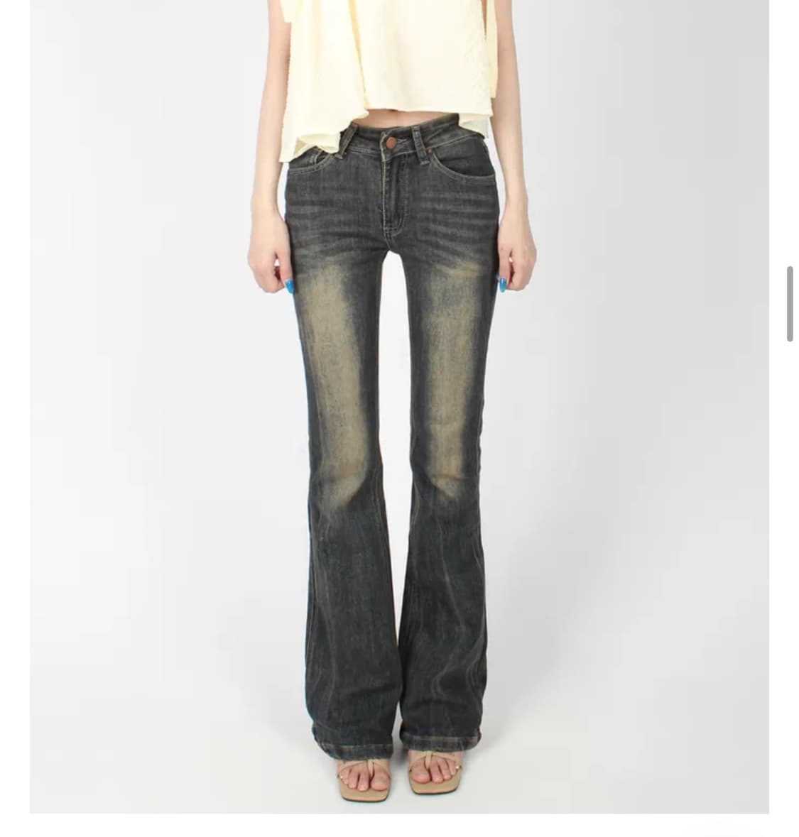 워싱 부츠컷 바지  상품이미지1