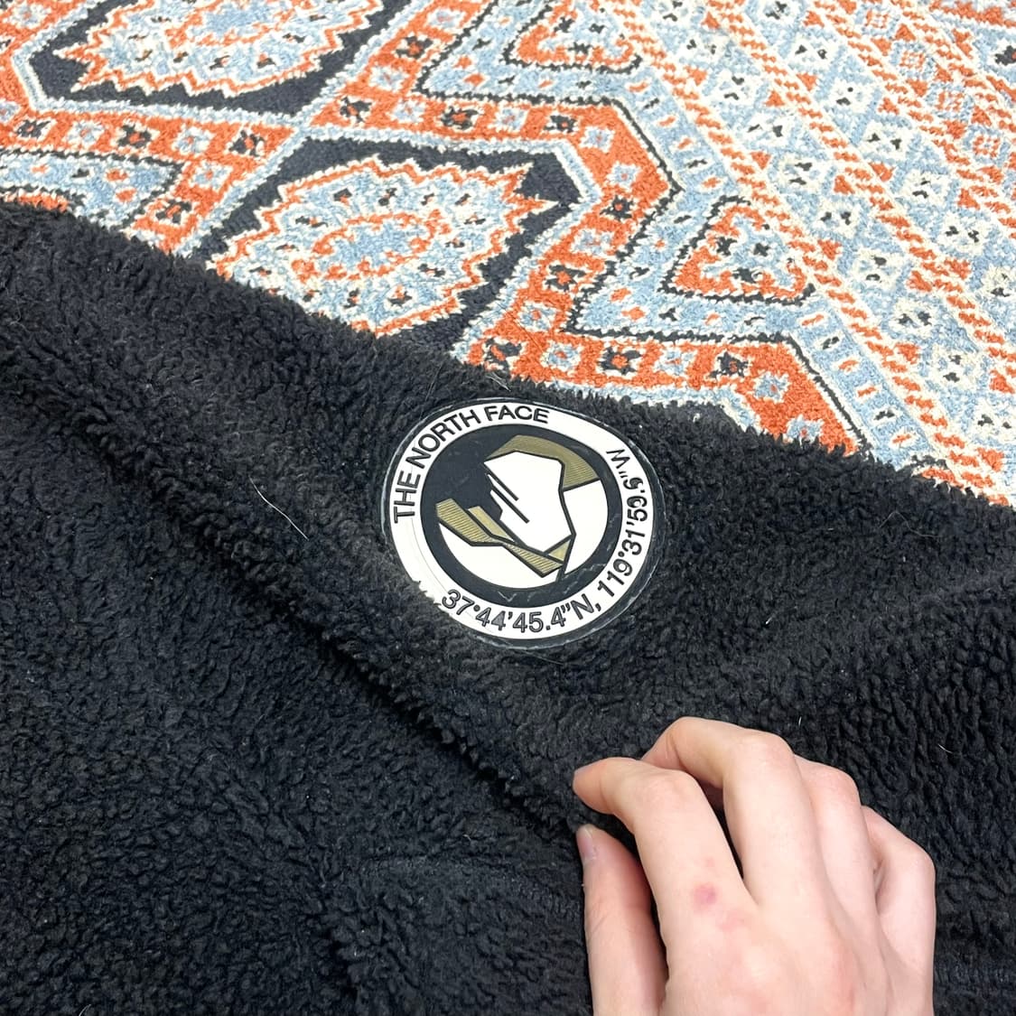 노스페이스 블랙 플리스 집업 자켓 남성XL 상품이미지4