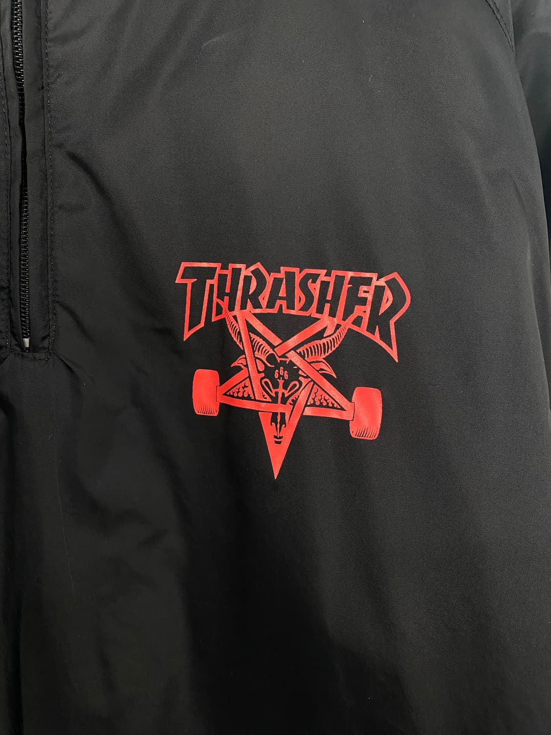 트레셔 Thrasher 스케이트 풀오버 아노락 바람막이 XL 상품이미지3