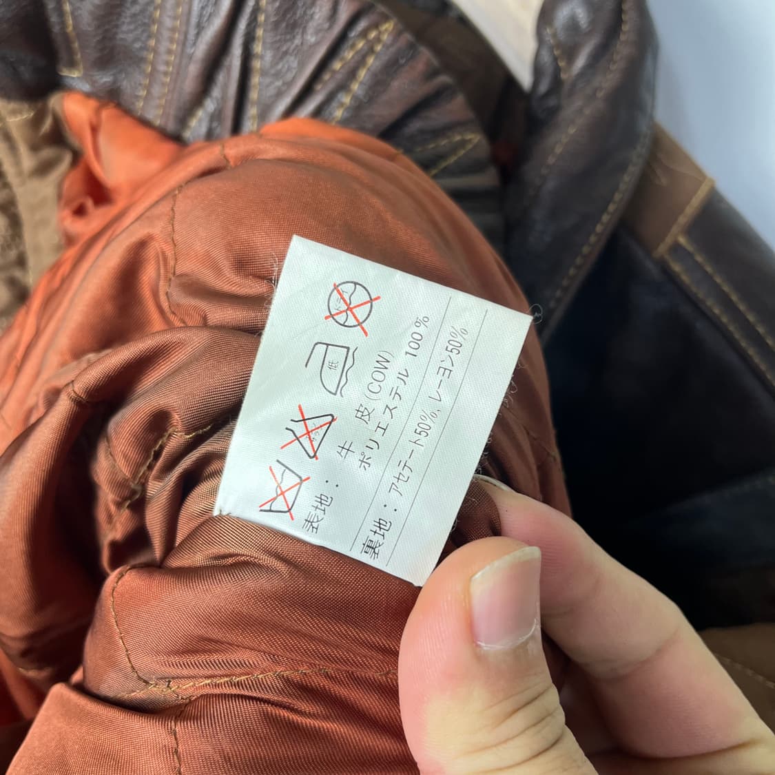 [Via Nuova Pelle] 카우스킨 레더 봄버자켓 상품이미지6