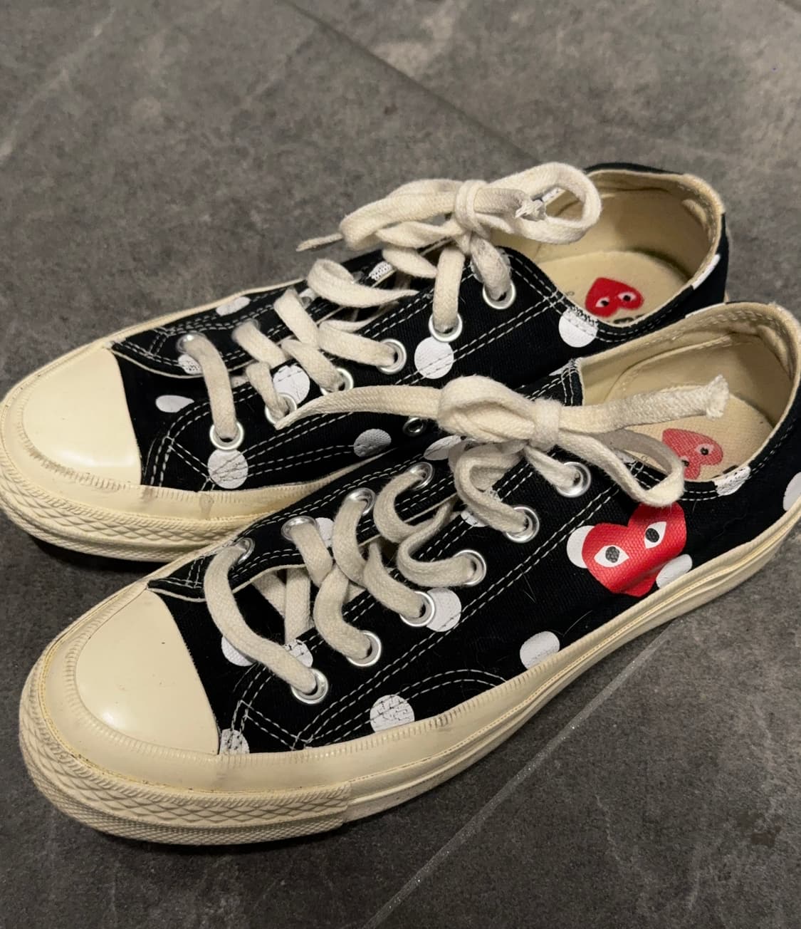 꼼데가르송x컨버스 척테일러 도트 로우 240 상품이미지1