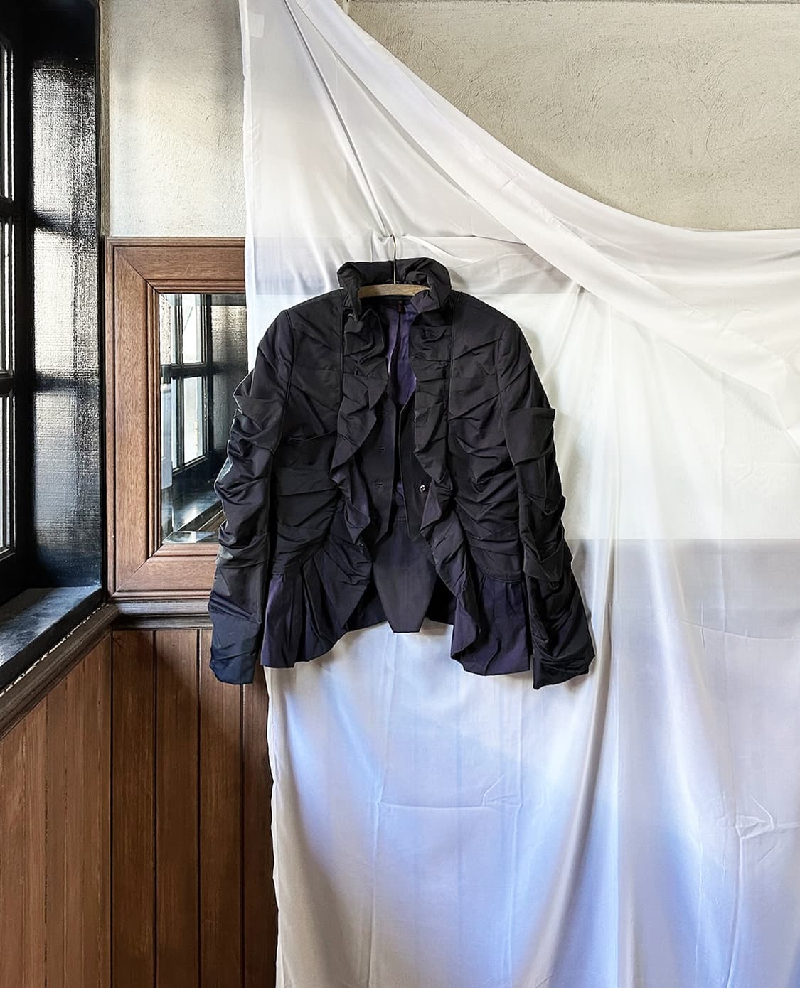 ESCADA frill layered blouson 상품이미지5