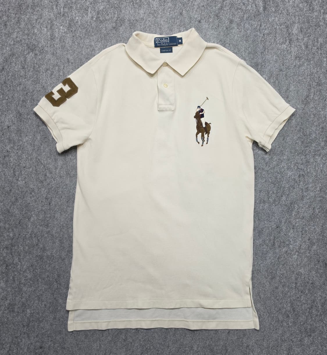 폴로 랄프로렌 멀티포니 빅포니 커스텀핏 PK 카라 반팔티 M 상품이미지1