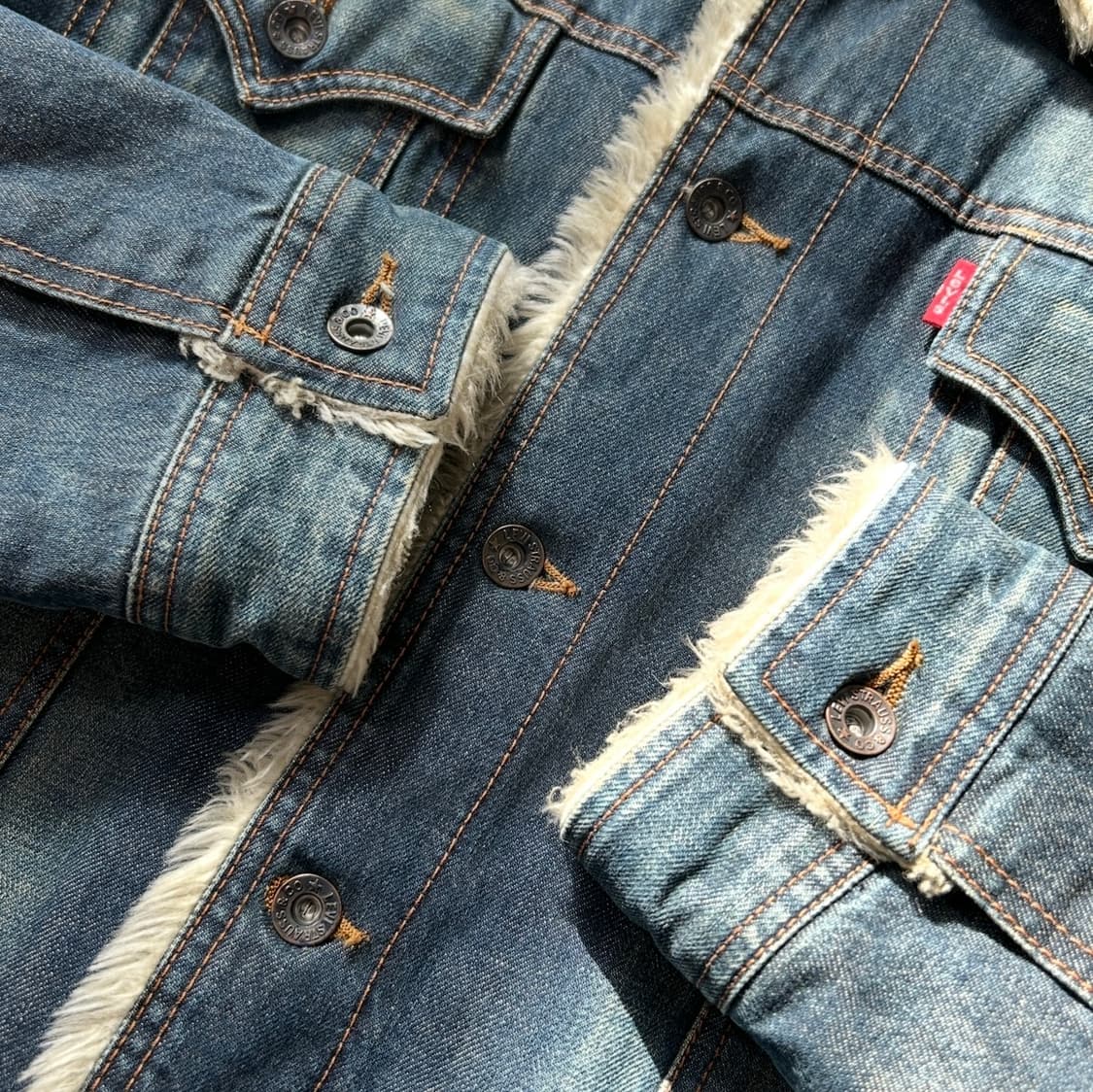 리바이스 빈티지 쉐르파 데님 트러커 자켓  상품이미지6