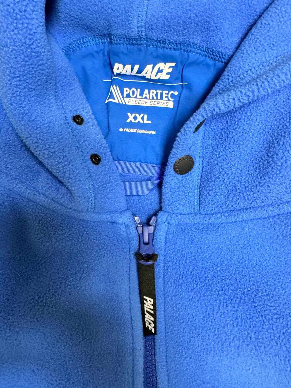 Palace 폴라텍 후드집업 블루 XXL 상품이미지6