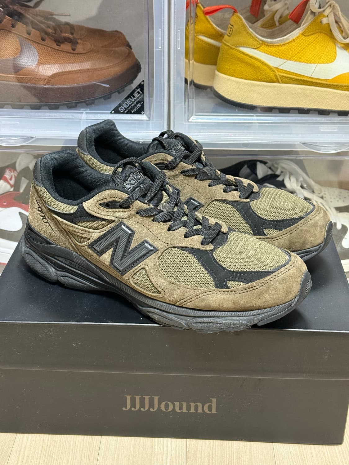 뉴발란스 x JJJ자운드 990v3 브라운 블랙 265 상품이미지1