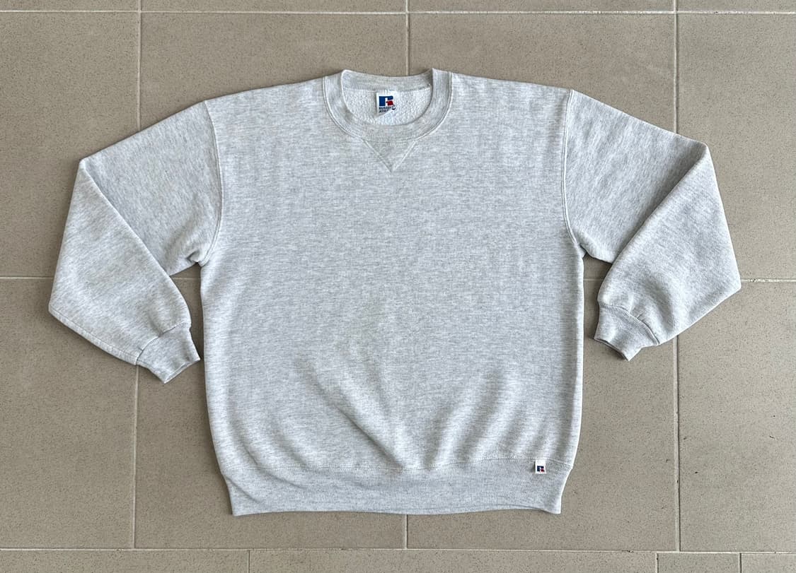 90s 빈티지 러셀 스웻셔츠 그레이 L USA 상품이미지1