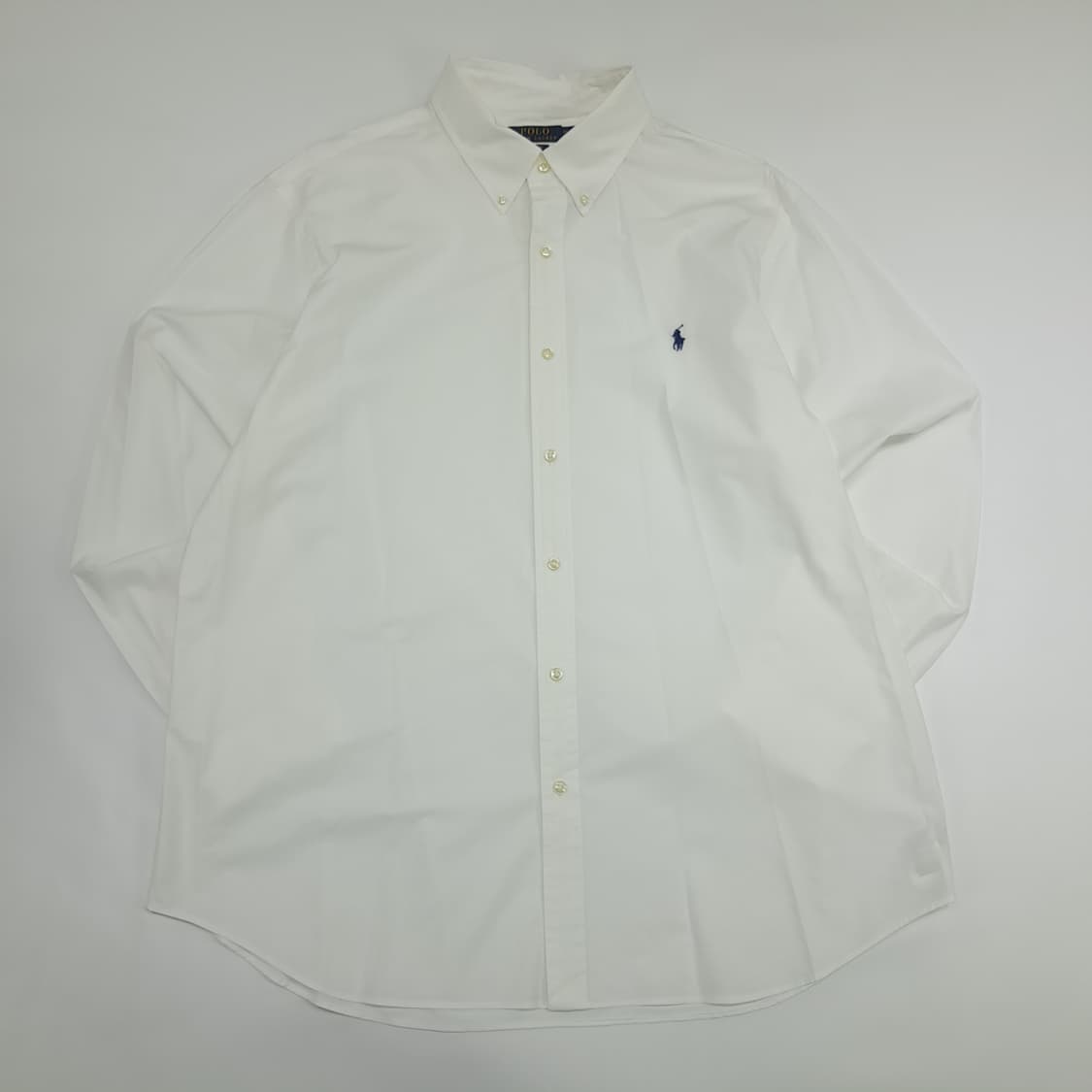 Co710 2XL 폴로 랄프로렌 화이트 QR 긴팔 셔츠 남방 상품이미지1