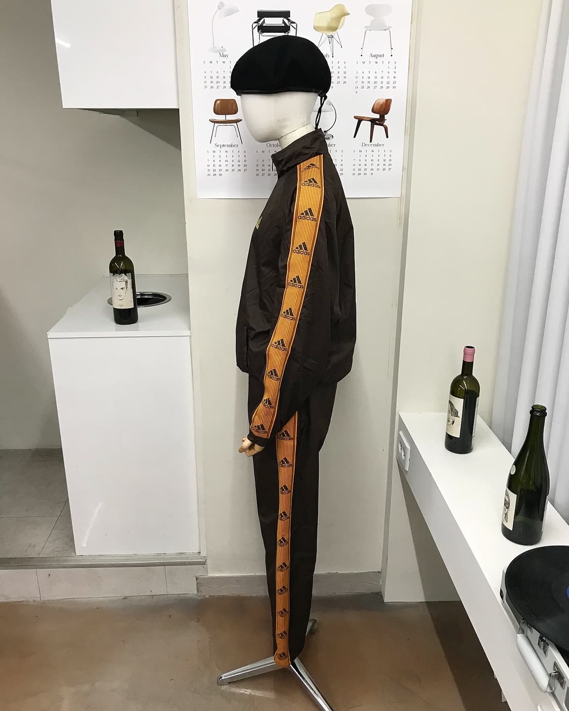 아디다스 코코아 브라운 트랙 자켓 셋업 세트 상품이미지8